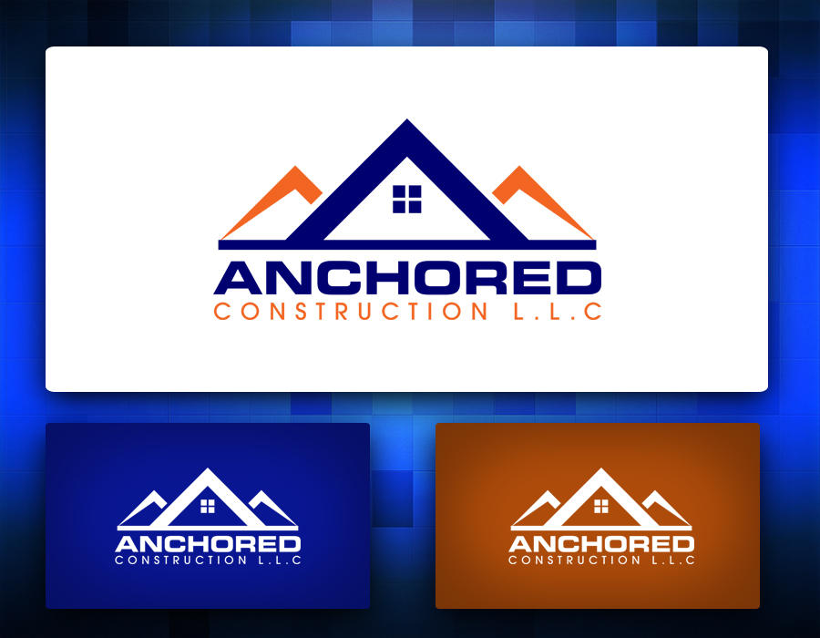Logo Design by Spektron Designs for Anchored Construction L.L.C. | Design #3720159