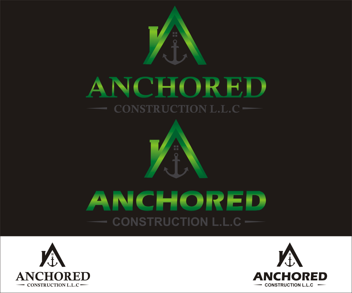 Diseño de Logo por Logo Art para Anchored Construction L.L.C. | Diseño: #3705473