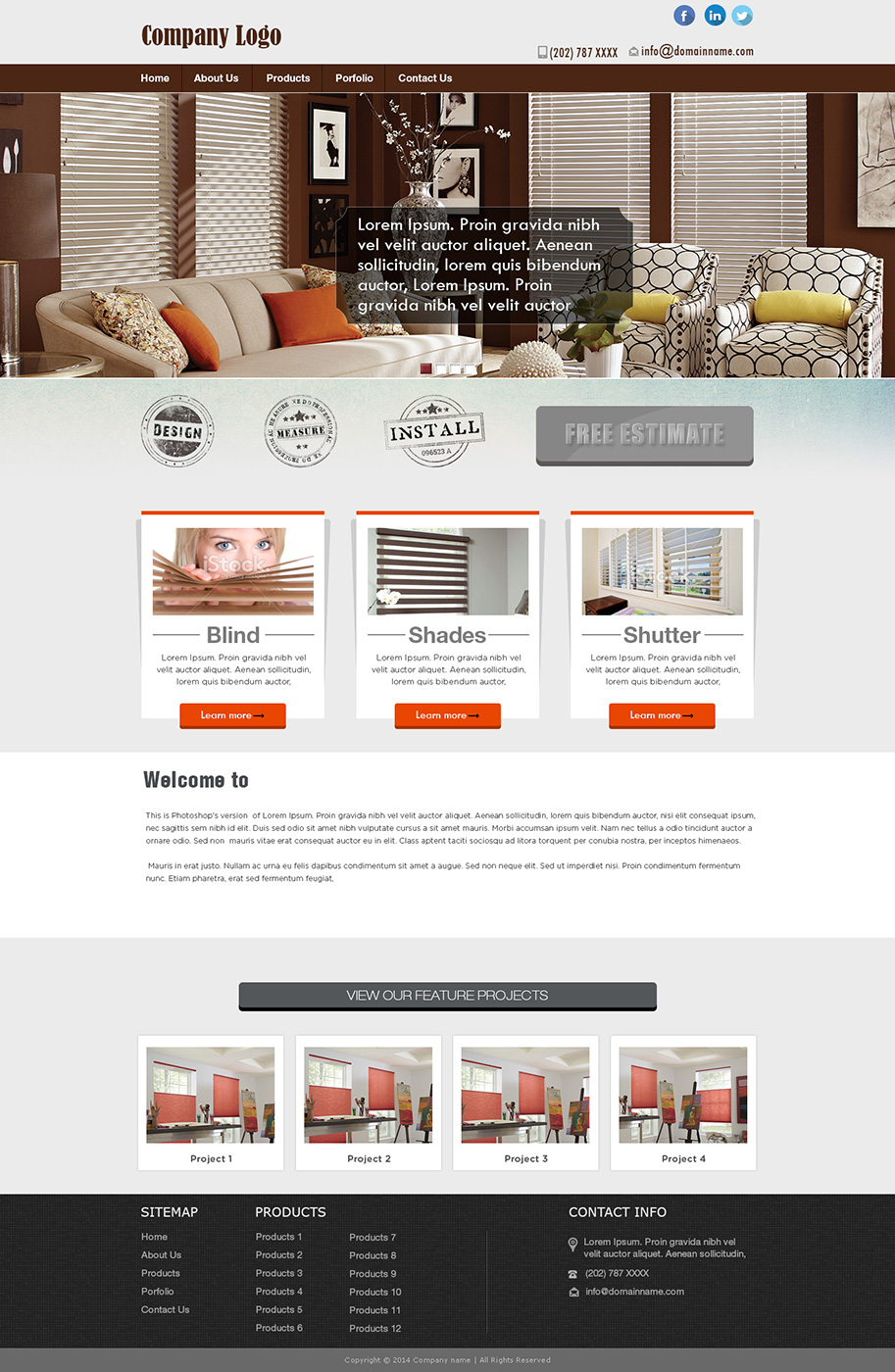 Wordpress Design by Tanvir for ItsGuru LLC | Design #3710638