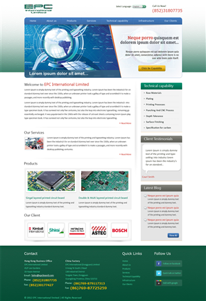 Web Design by Mayank Patel for this project | Design: #978721