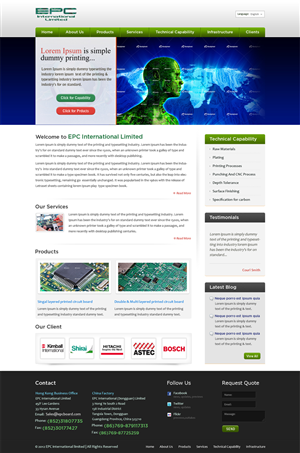 Web Design by Mayank Patel for this project | Design: #978722