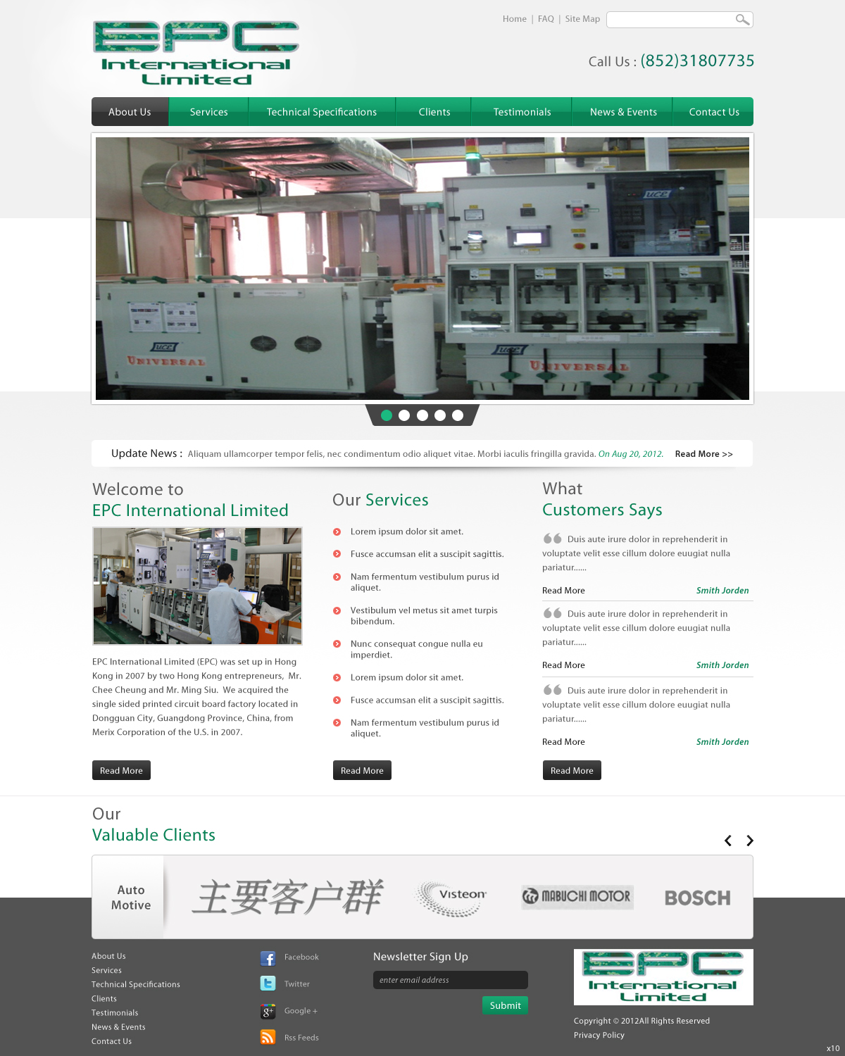 Web Design by pb for this project | Design #977381
