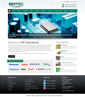 Web Design by OM for this project | Design: #981861