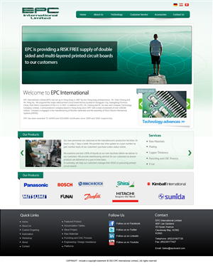 Web Design by OM for this project | Design: #981865