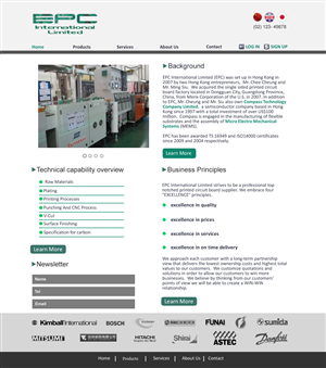 Web Design by VangelTzo for this project | Design: #974445