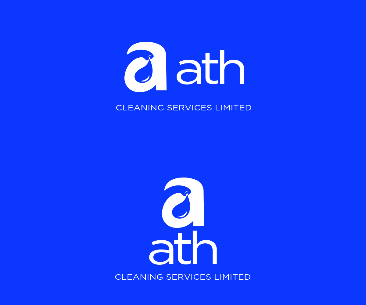 Logo-Design von Andrés Sebastián für ATH Cleaning Services Ltd | Design #3943264