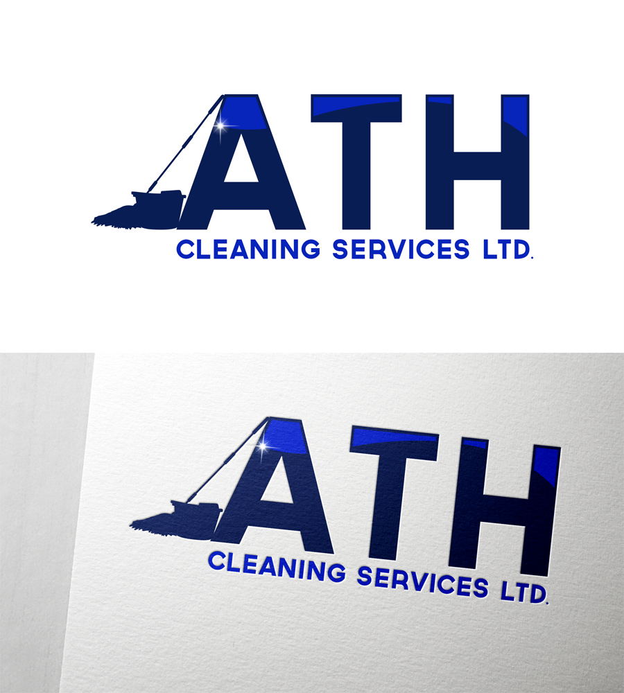 Logo Design by Agencia Brainstorm for ATH Cleaning Services Ltd | Design #3884785