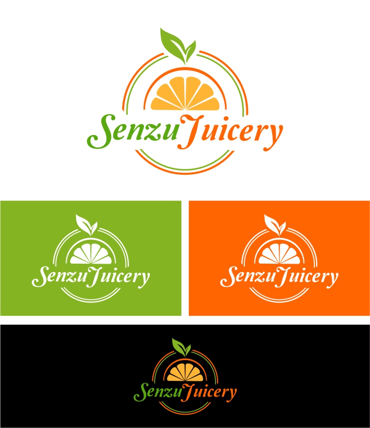 Logo Design by color designer for Senzu Juicery | Design #3708208