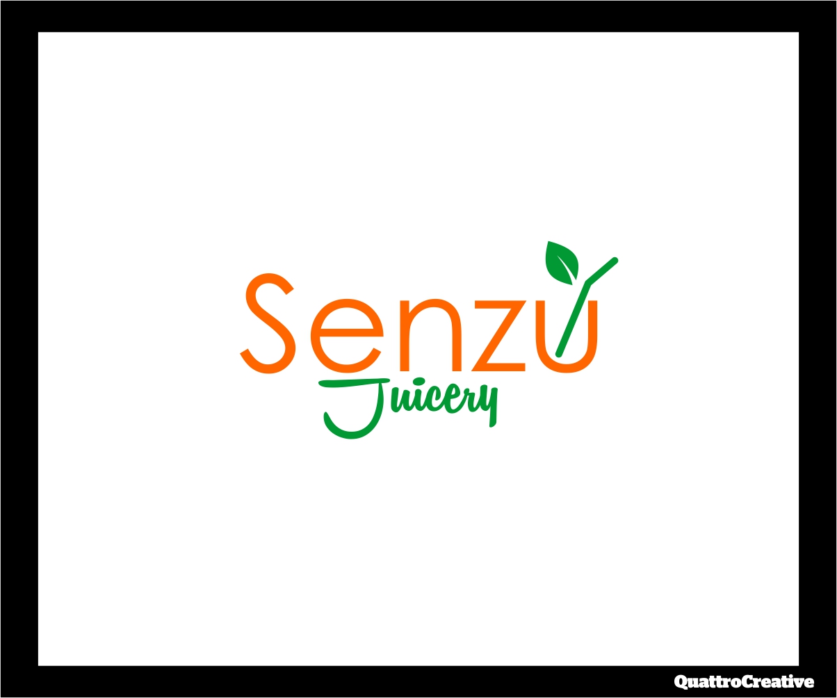 Diseño de Logo por quattro+C para Senzu Juicery | Diseño: #3691069