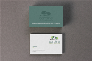 Business Card Design by Eggo May P for Caroline Green Holidays Ltd. | Design: #3689501