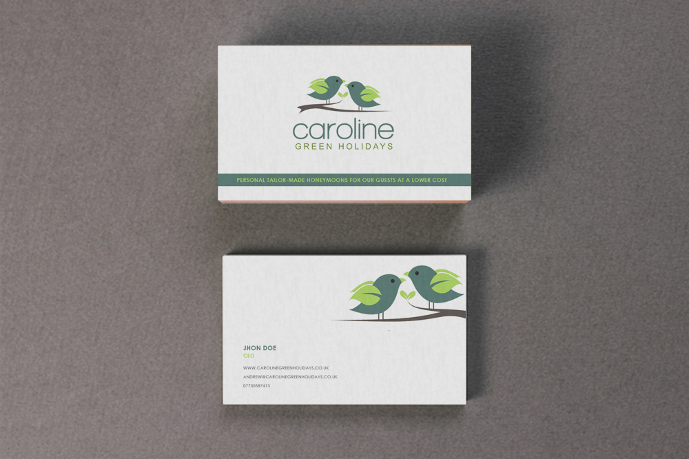 Design de Carte de Visite par Eggo May P pour Caroline Green Holidays Ltd. | Design #3689989