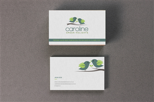 Business Card Design by Eggo May P for Caroline Green Holidays Ltd. | Design: #3689989
