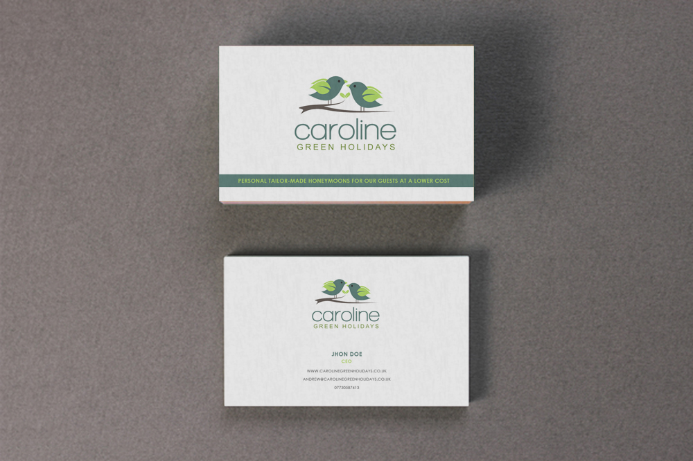 Design de Carte de Visite par Eggo May P pour Caroline Green Holidays Ltd. | Design #3689998
