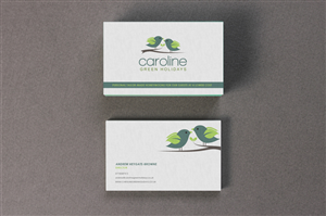 Business Card Design by Eggo May P for Caroline Green Holidays Ltd. | Design: #3704676