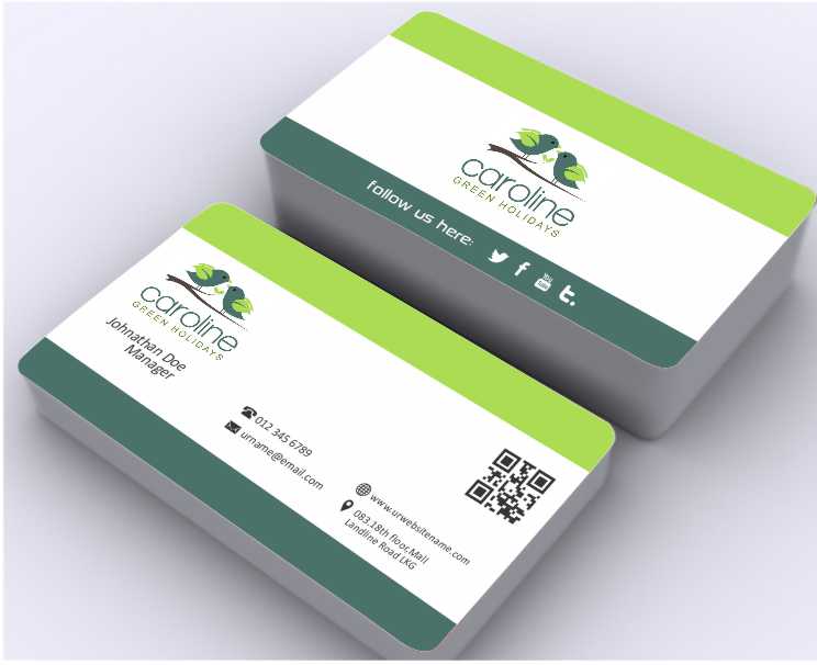 Design de Carte de Visite par AwsomeD pour Caroline Green Holidays Ltd. | Design #3693641