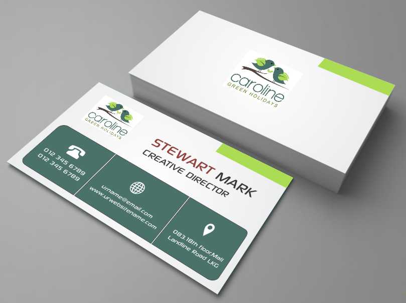 Design de Carte de Visite par AwsomeD pour Caroline Green Holidays Ltd. | Design #3693643