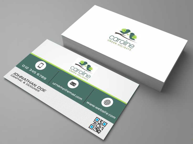 Design de Carte de Visite par AwsomeD pour Caroline Green Holidays Ltd. | Design #3693648