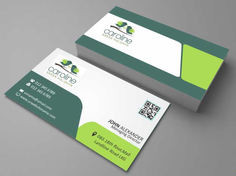 Design de Carte de Visite par AwsomeD pour Caroline Green Holidays Ltd. | Design #3693654