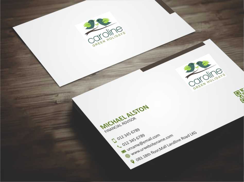 Business Card Design by AwsomeD for Caroline Green Holidays Ltd. | Design #3693657
