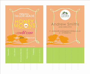 Design de Carte de Visite par POD pour Caroline Green Holidays Ltd. | Design : #3700102