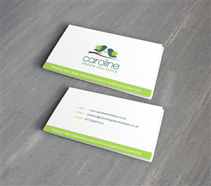 Business Card Design by distantbells for Caroline Green Holidays Ltd. | Design: #3693033