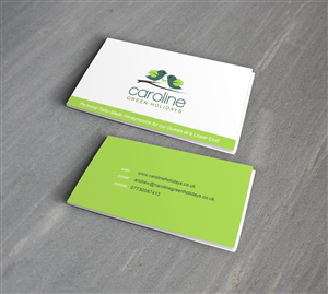 Business Card Design by distantbells for Caroline Green Holidays Ltd. | Design: #3693041