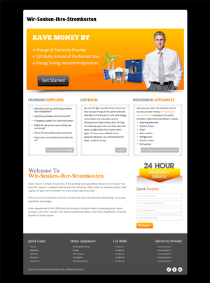 Wordpress Design by Mayank Patel for LedSpeed e.K. | Design: #1039315