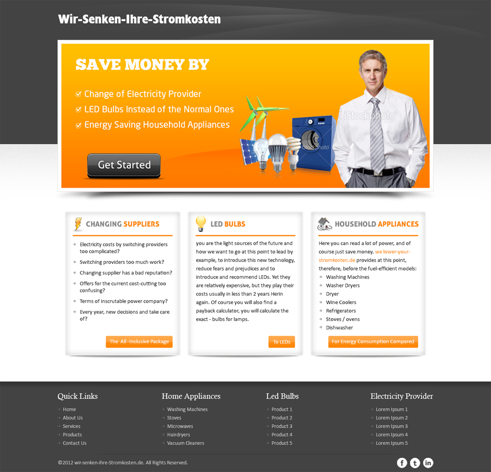Wordpress Design by Mayank Patel for LedSpeed e.K. | Design #1041753