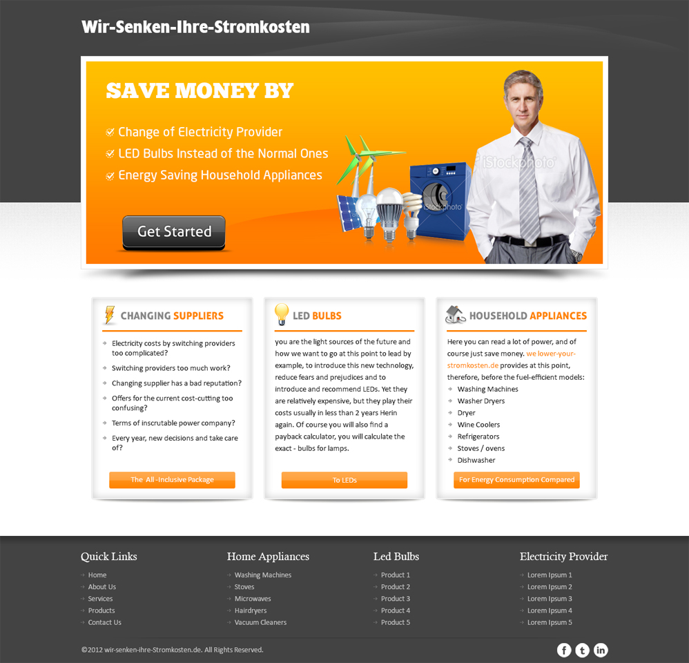 Wordpress Design by Mayank Patel for LedSpeed e.K. | Design #1041756