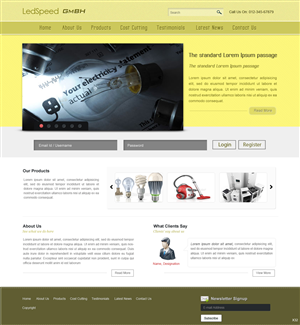 Wordpress Design by pb for LedSpeed e.K. | Design: #984776