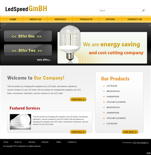 Wordpress Design by pb for LedSpeed e.K. | Design: #987033