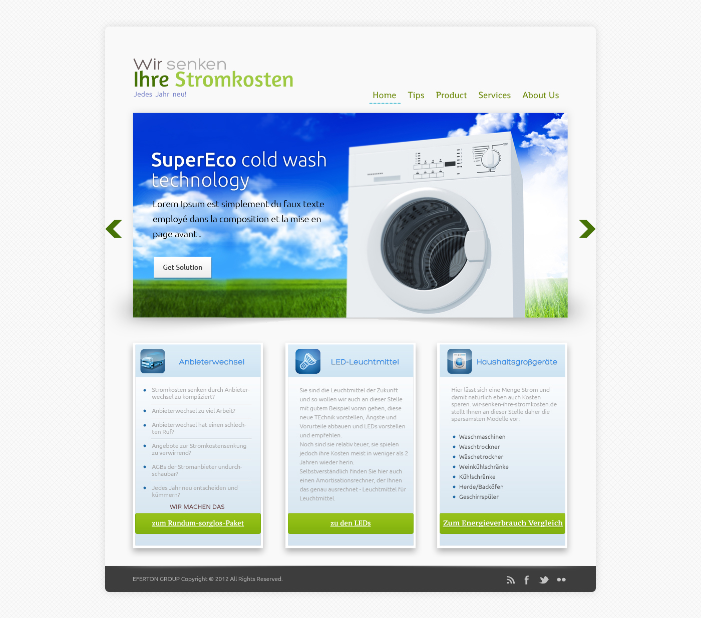 Wordpress Design by OM for LedSpeed e.K. | Design #1020001