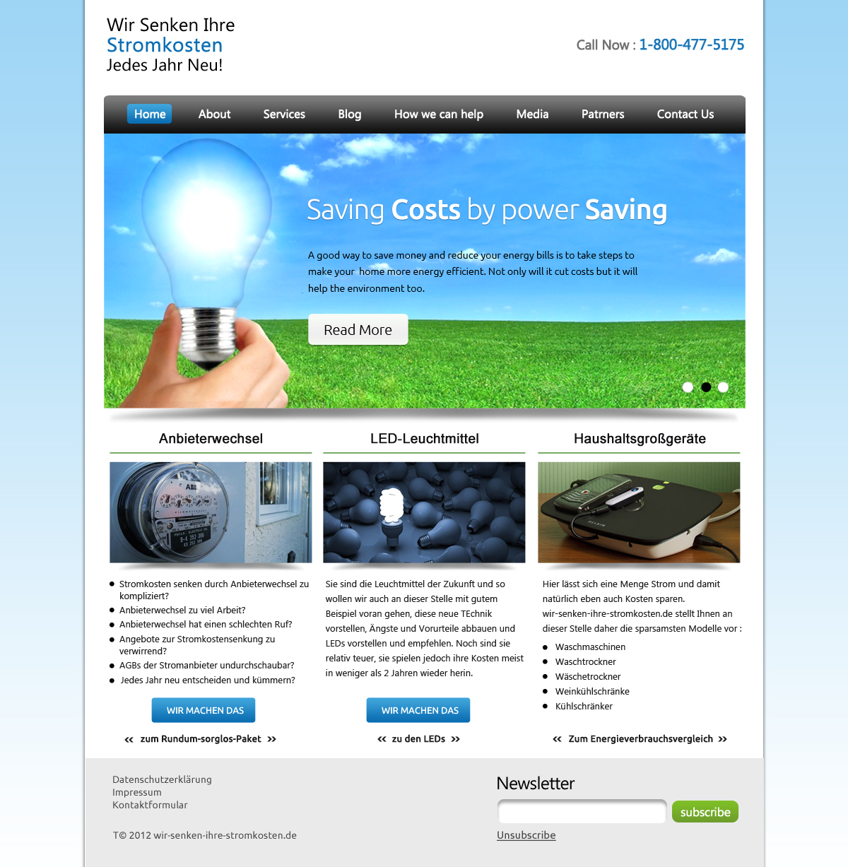 Wordpress Design by OM for LedSpeed e.K. | Design #1020009