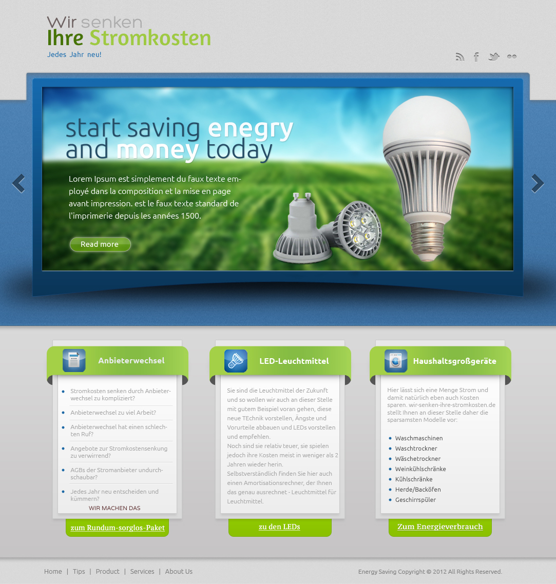 Wordpress Design by OM for LedSpeed e.K. | Design #1030562