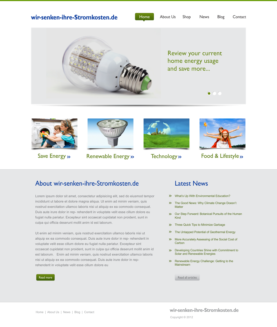 Design Wordpress par CreativeIyke pour LedSpeed e.K. | Design #1020972