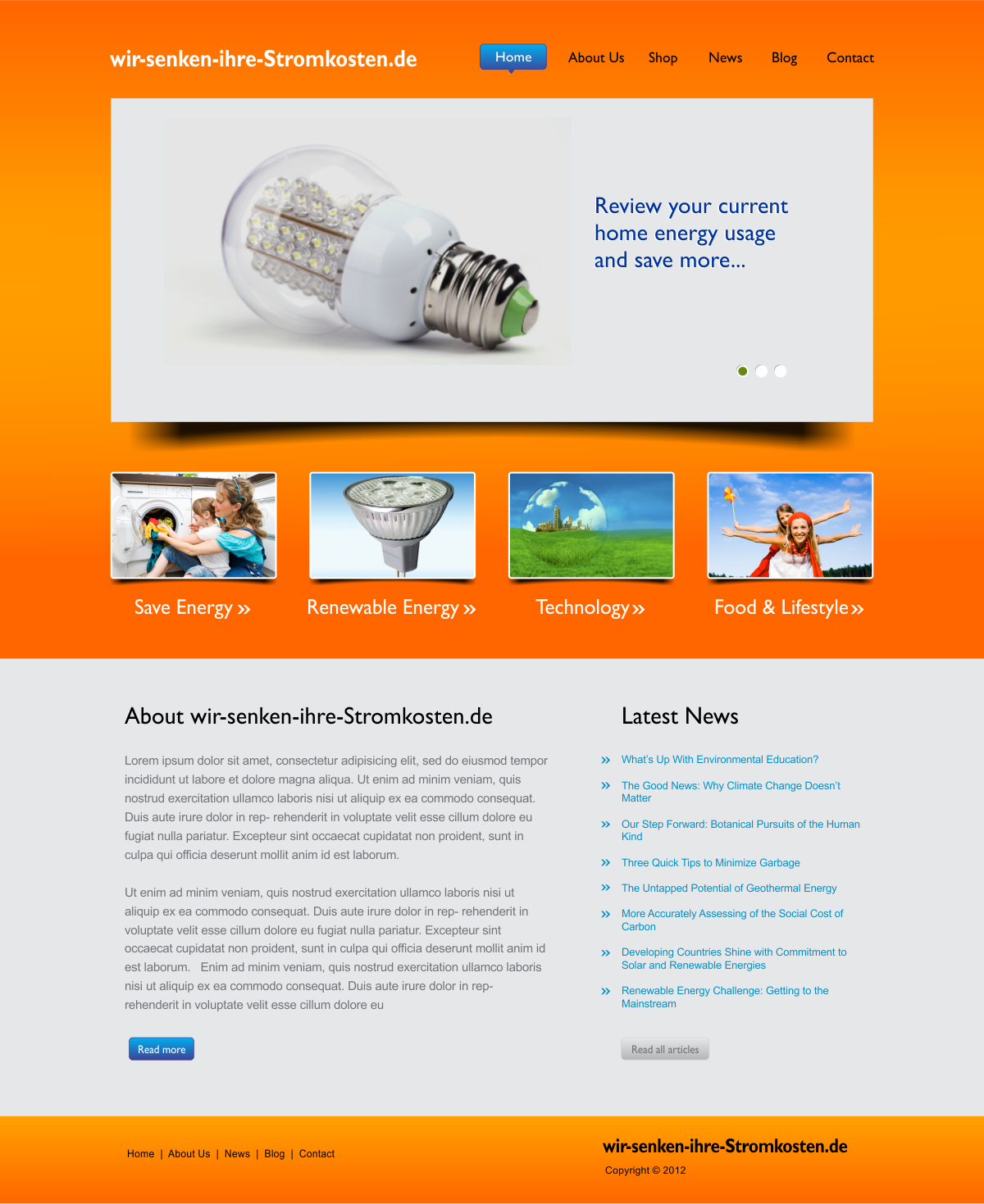Design Wordpress par CreativeIyke pour LedSpeed e.K. | Design #1020976