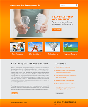 Wordpress Design by CreativeIyke for LedSpeed e.K. | Design: #1022759