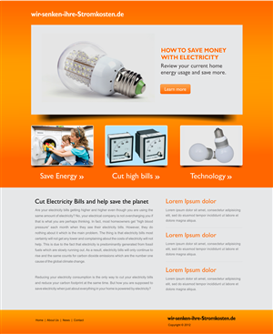 Wordpress Design by CreativeIyke for LedSpeed e.K. | Design: #1033168