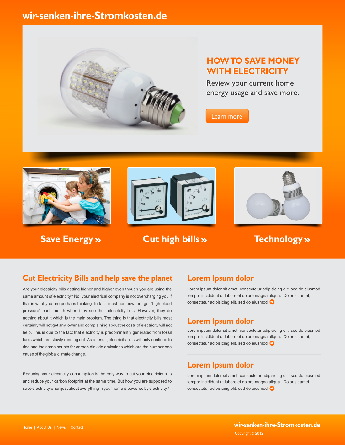 WordPress-Design von CreativeIyke für LedSpeed e.K. | Design #1033186