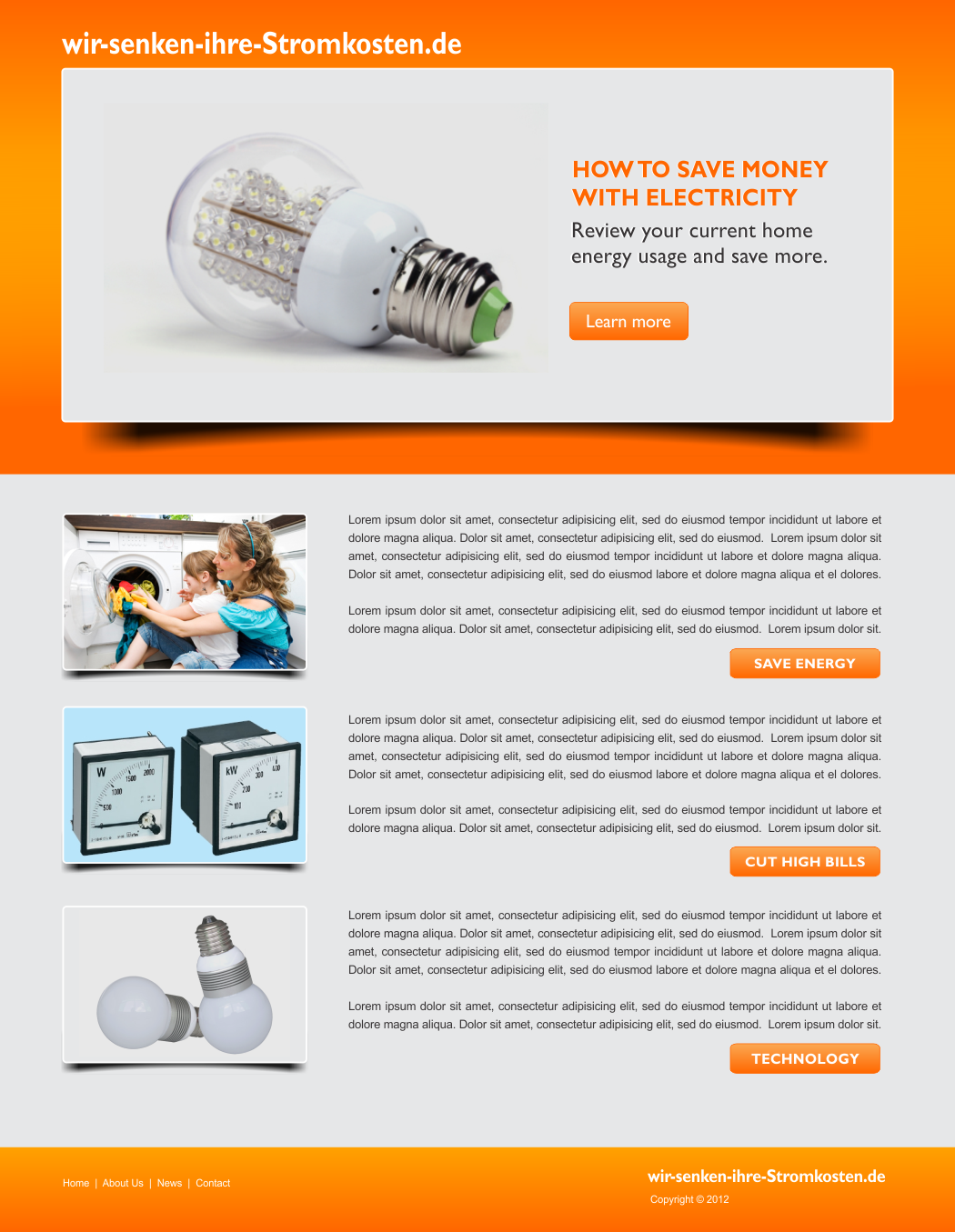 Wordpress Design by CreativeIyke for LedSpeed e.K. | Design #1044867