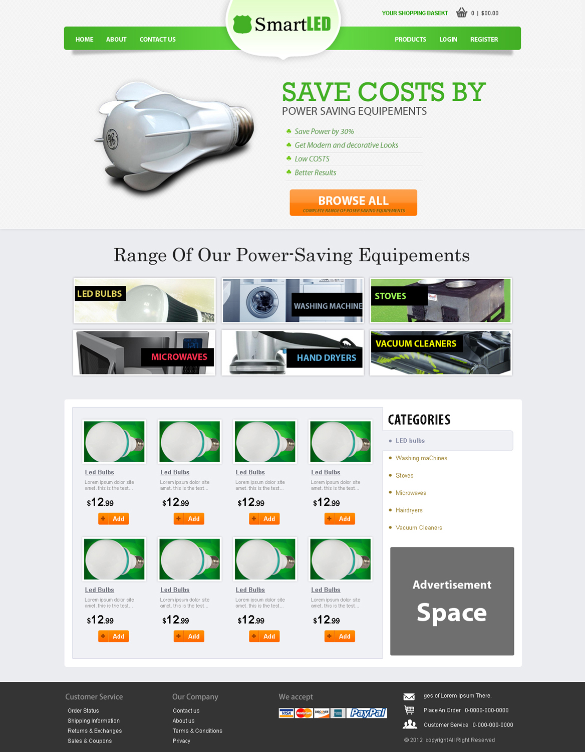 Wordpress Design by stn50431 for LedSpeed e.K. | Design #1002780