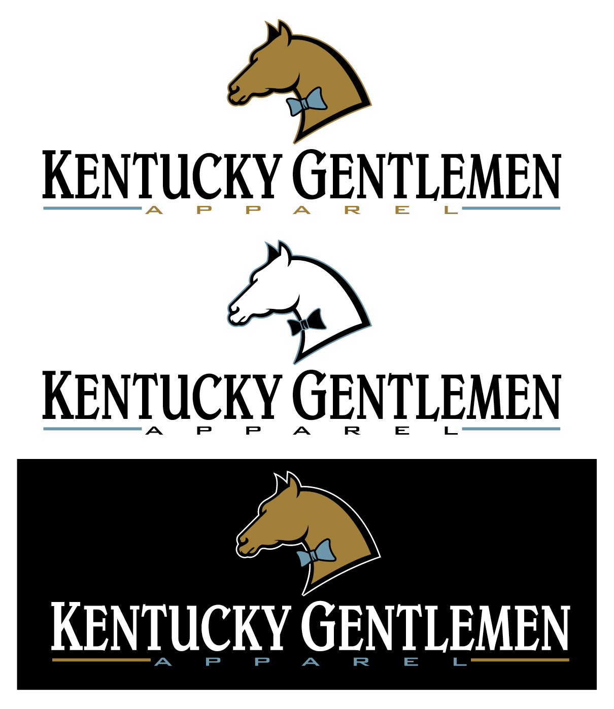 Logo Design by satz31 for Kentucky Gentlemen Apparel | Design #967786