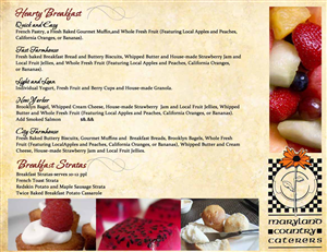 Catering Menu Package 