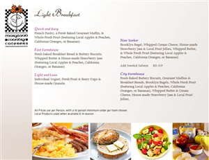 Menu Design by Meow Mix