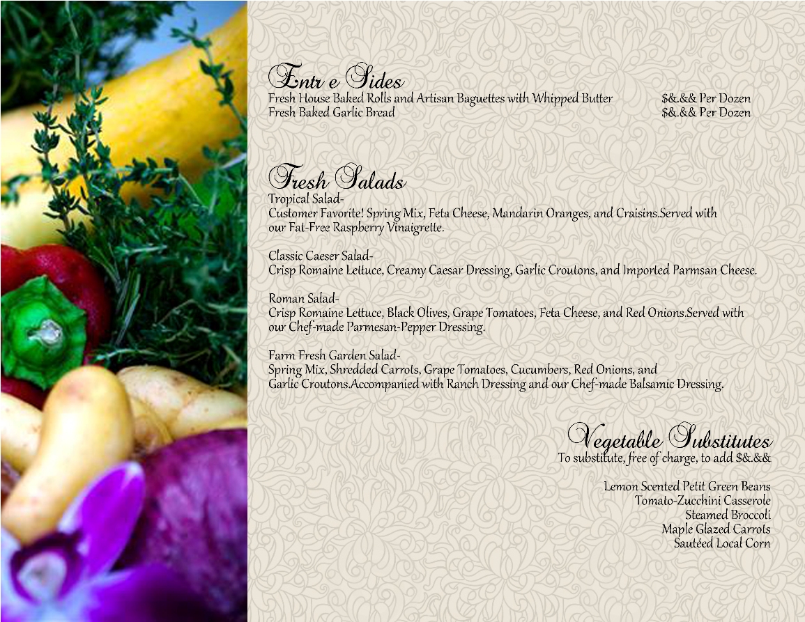 Menu Design by J.Fairuz for this project | Design #1015277