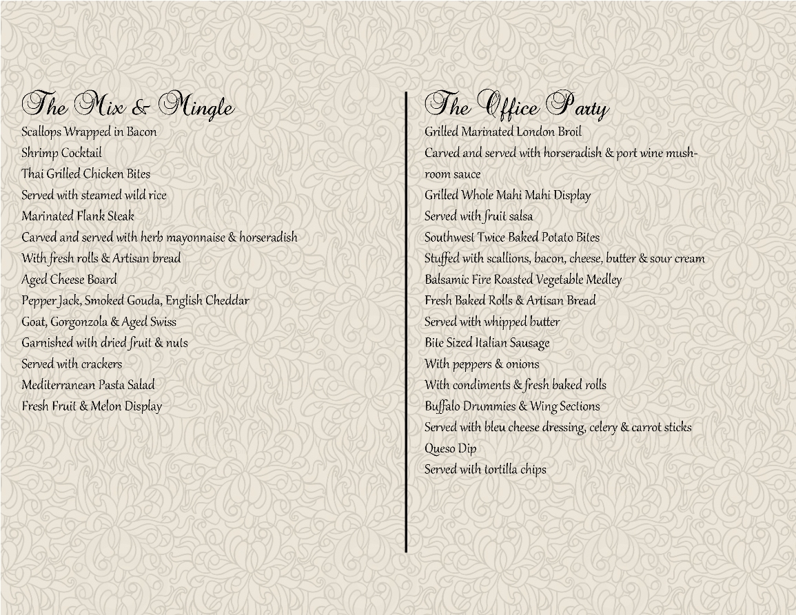 Menu Design by J.Fairuz for this project | Design #1015289