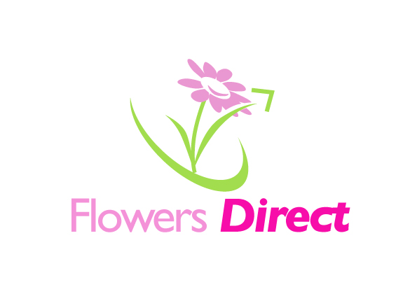 Logo Design by Hiccups Design for Flowers-Direct | Design #118063