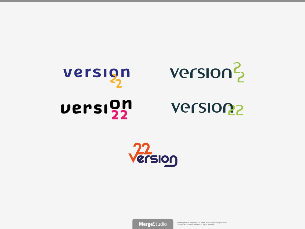 Diseño de Logo por MergeStudio para Version 22 | Diseño #982239