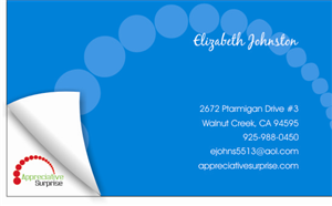 Business Card Design by BrandOne for Appreciative Surprise | Design: #112481