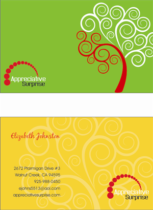 Business Card Design by BrandOne for Appreciative Surprise | Design: #112485